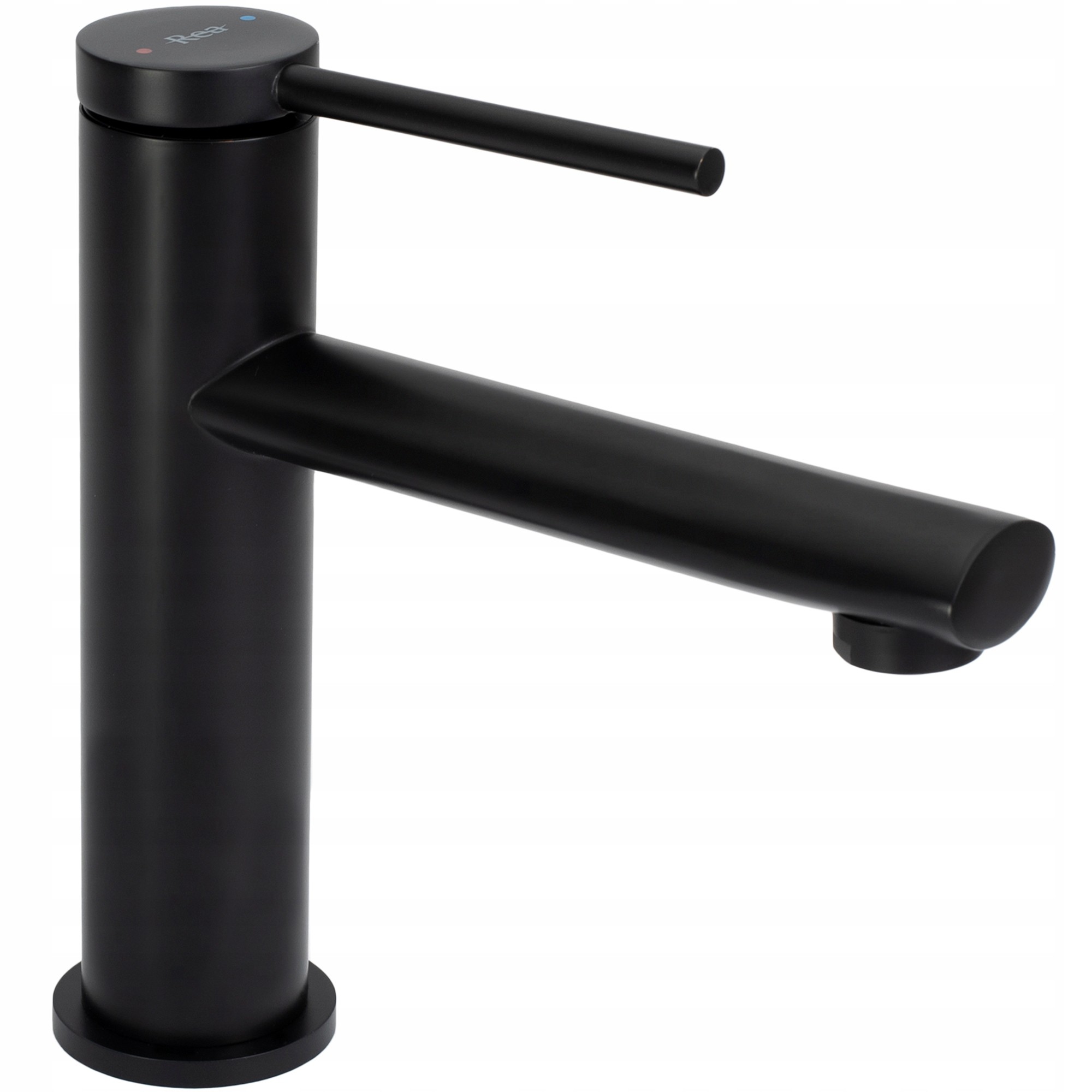 Umývadlová batéria Nízka Oval Black Čierna