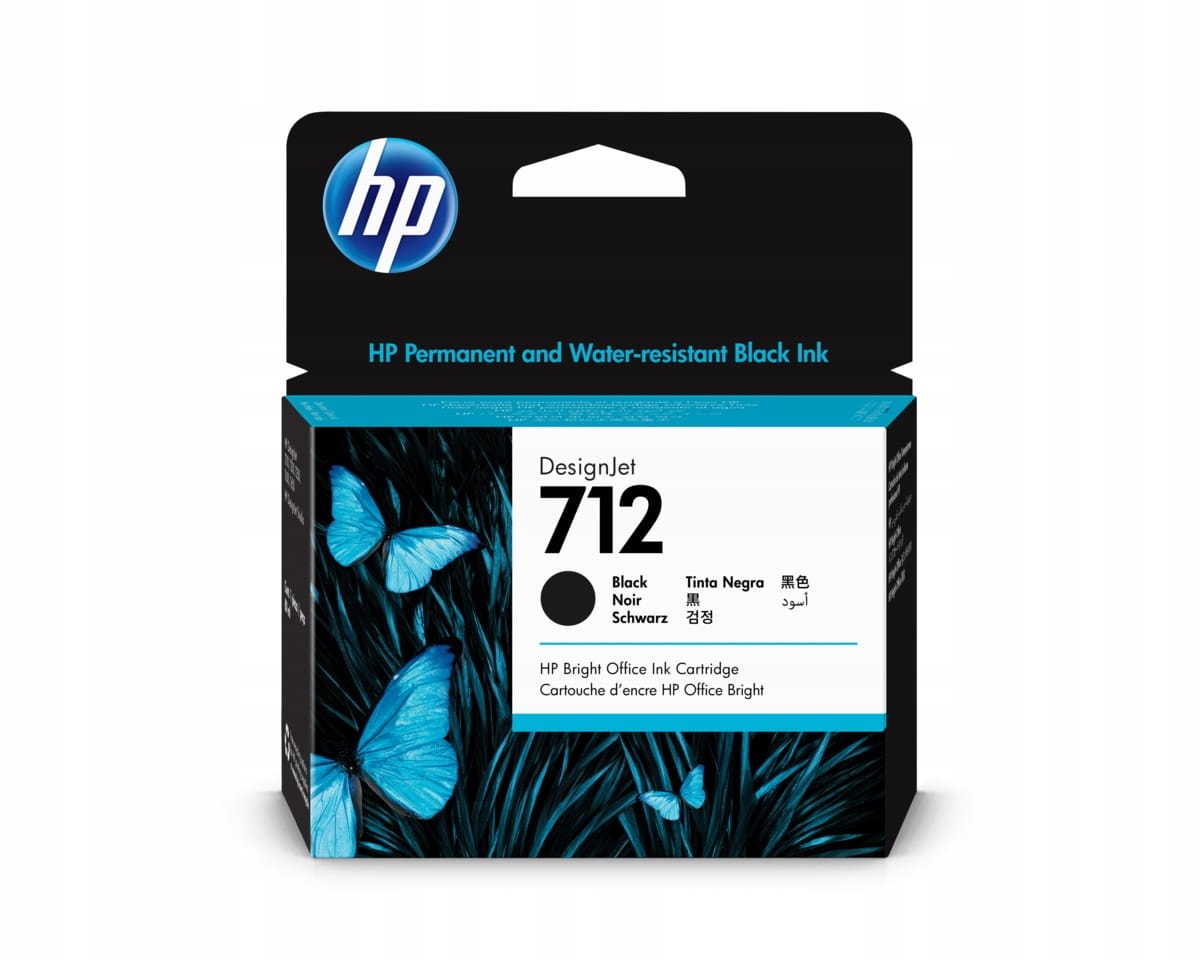 

Tusz org. Hp 712 XL Bk 3ED71A T210 T230 T250 80ml