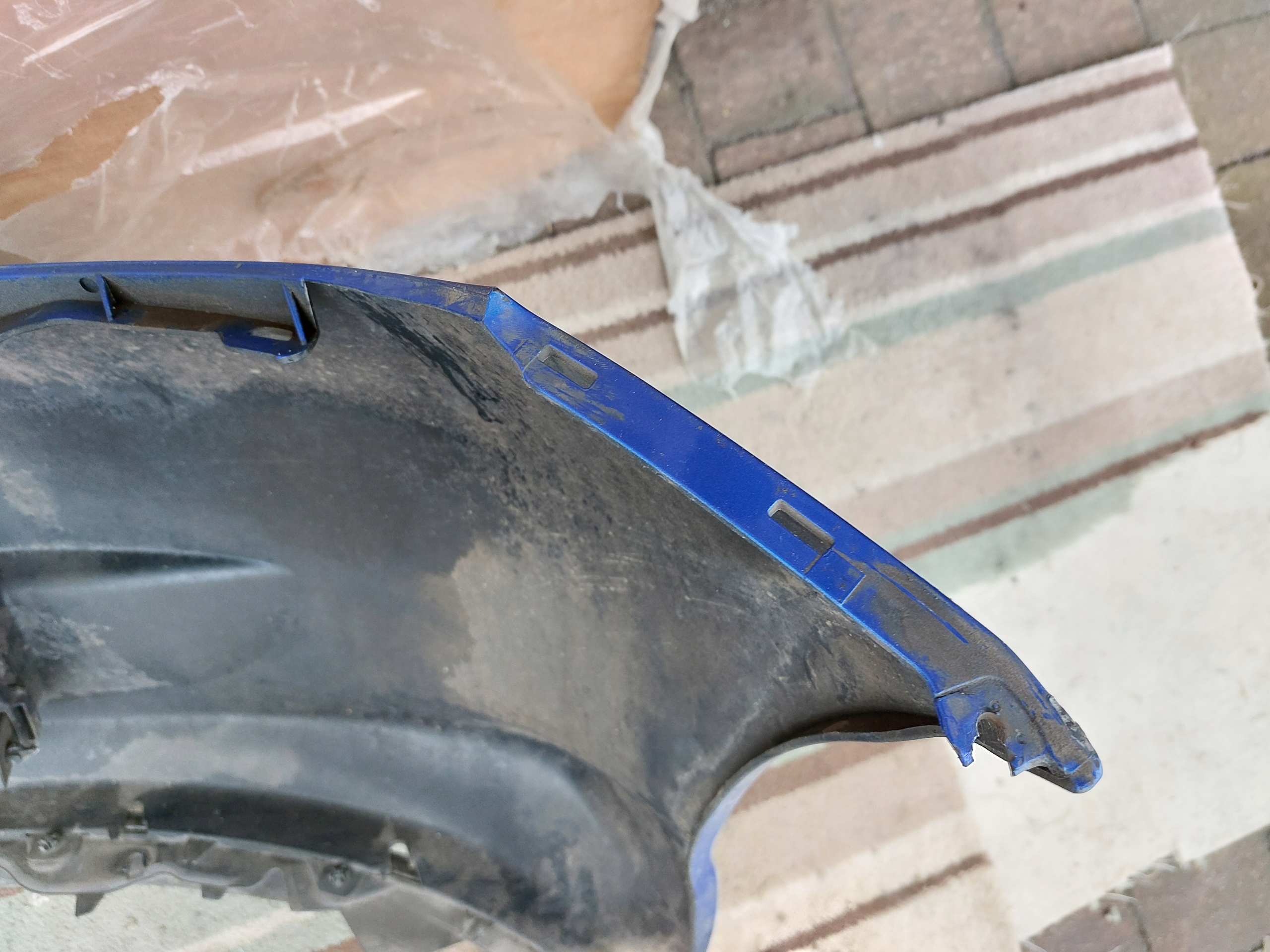 front bumper HONDA JAZZ and LIFT 05-08 blue