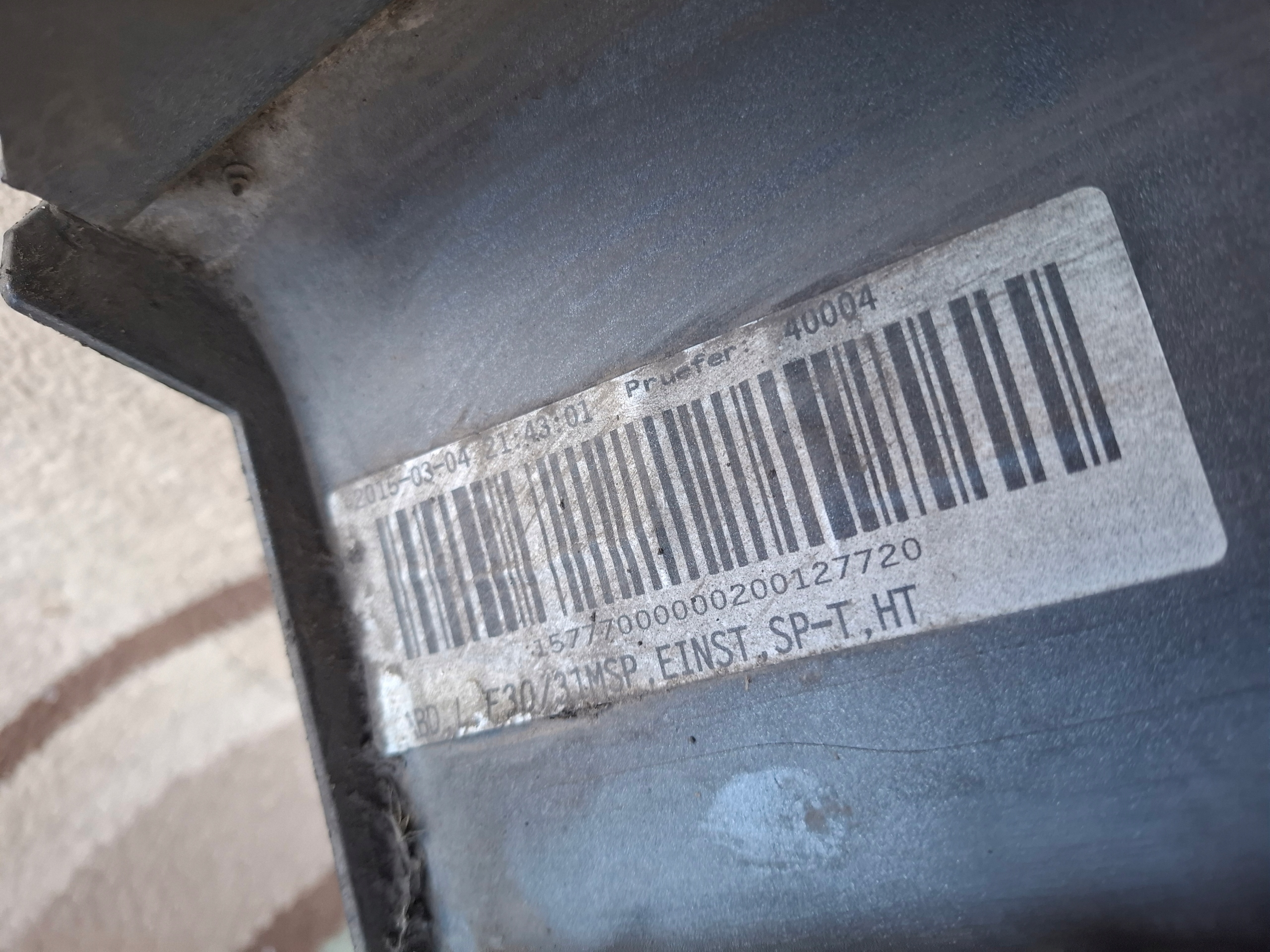 BMW 3 F30 F31 m-packet moulding threshold left threshold left 8054271