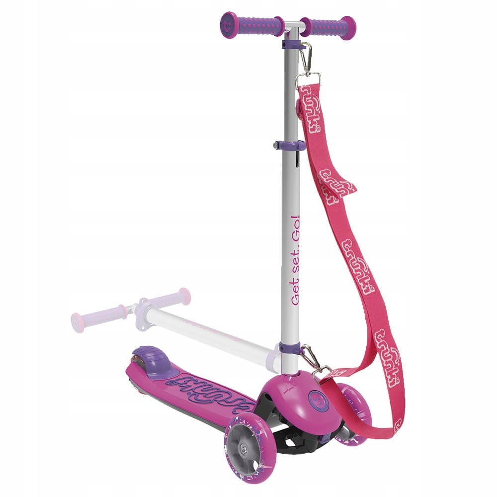 Składana Hulajnoga Duża Różowa Trunki