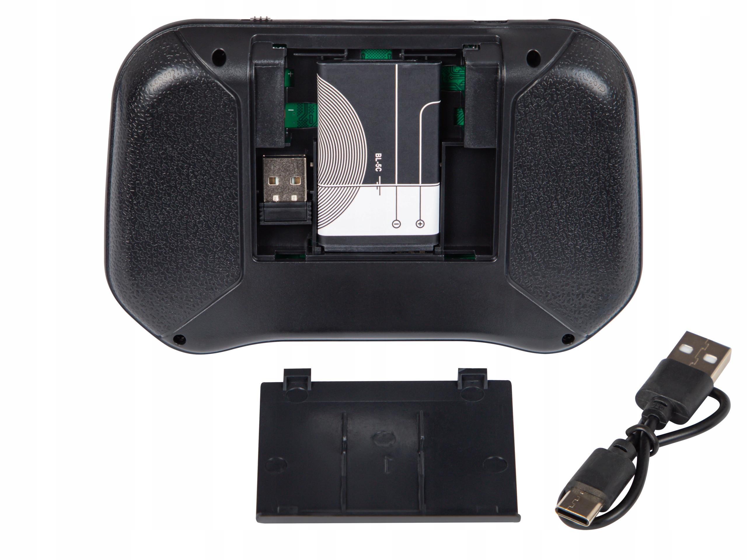 KLAWIATURA MINI SLIM BEZPRZEWODOWA SMART TV PC LED PODŚWIETLENIE TOUCHPAD Model Mini KS-6