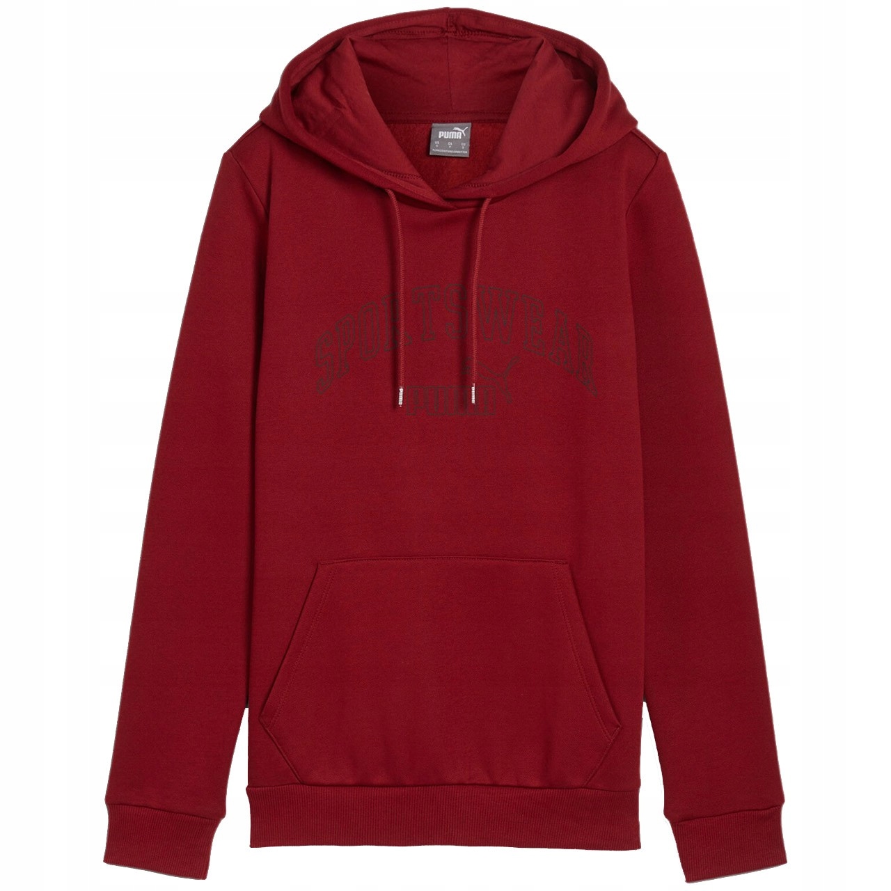 Mikina Puma Ess+ Logo Lab Hoodie Fl bordó 682987 13