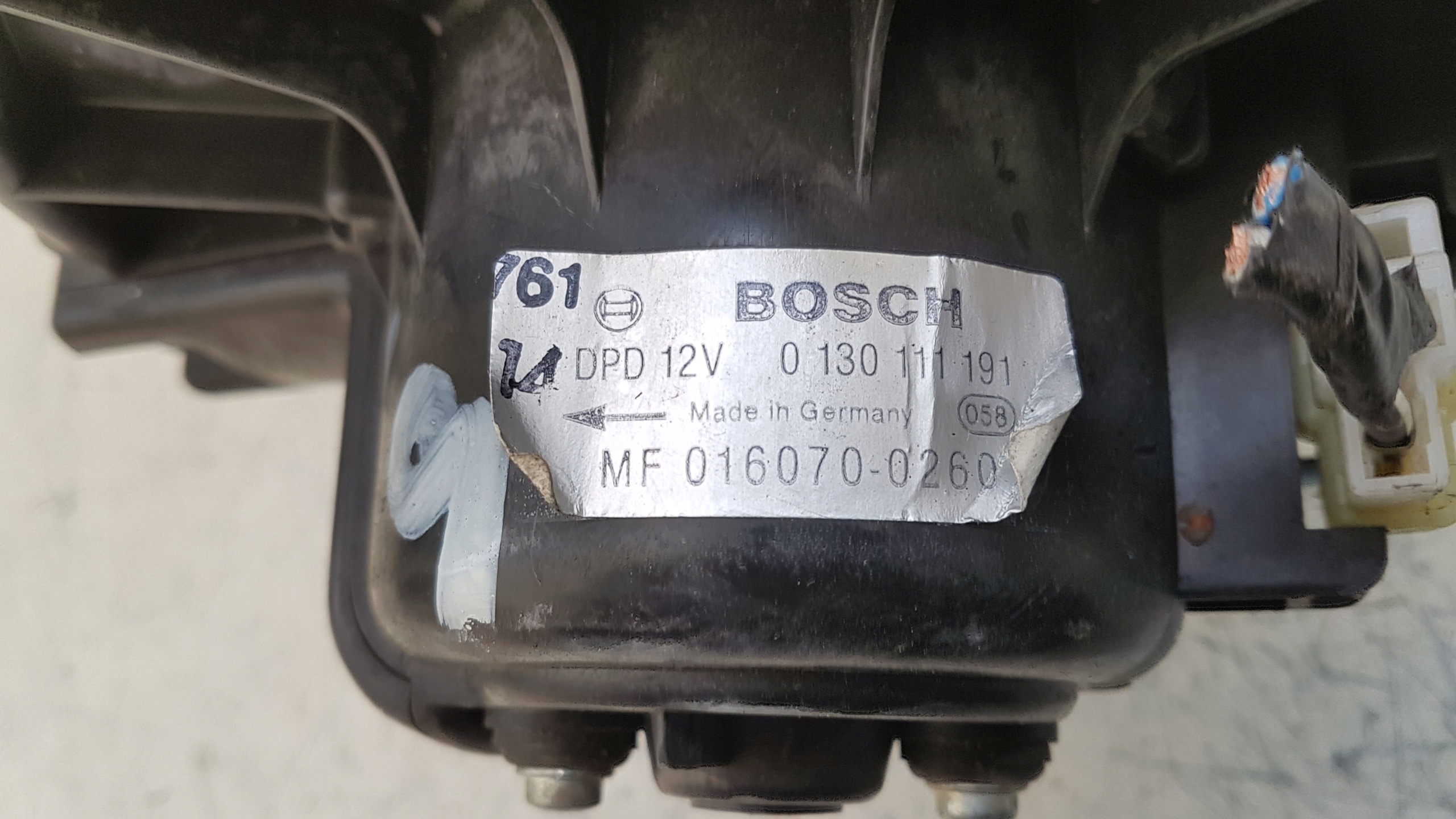 DMUCHAWA NAWIEWU MITSUBISHI CARISMA 97R EU Numer katalogowy części MF0160700260   0130111191