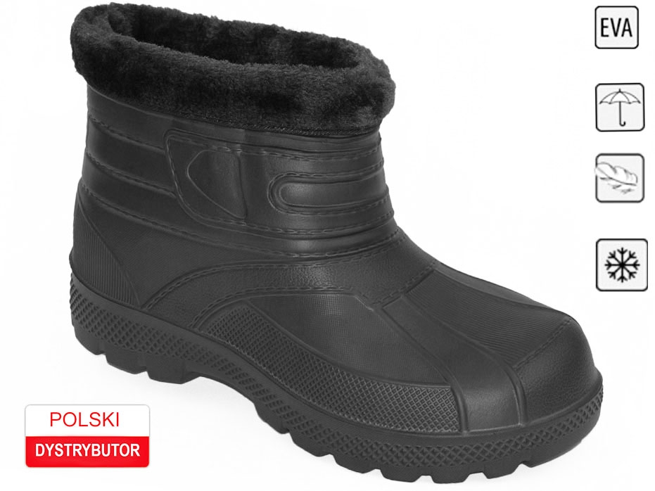KALOSZE MĘSKIE OCIEPLANE OGRODOWE NIEPRZEMAKALNE LEKKIE PIANKOWE