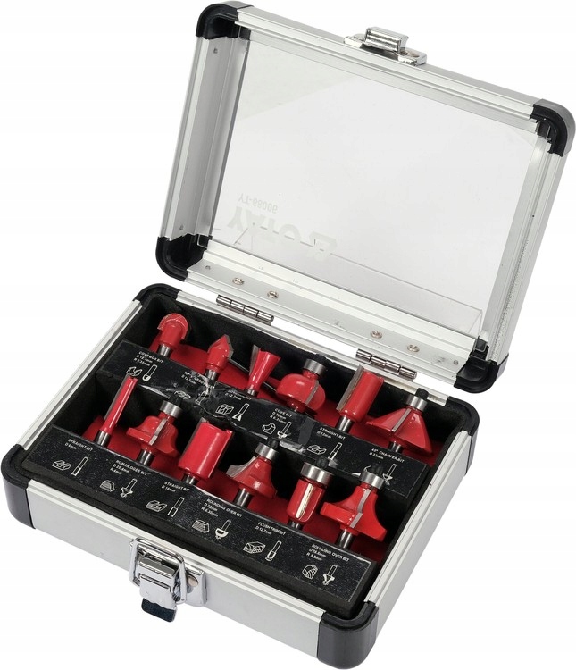 Sada 12 kusů na dřevo na stopce 6 mm YT-68006 Yato