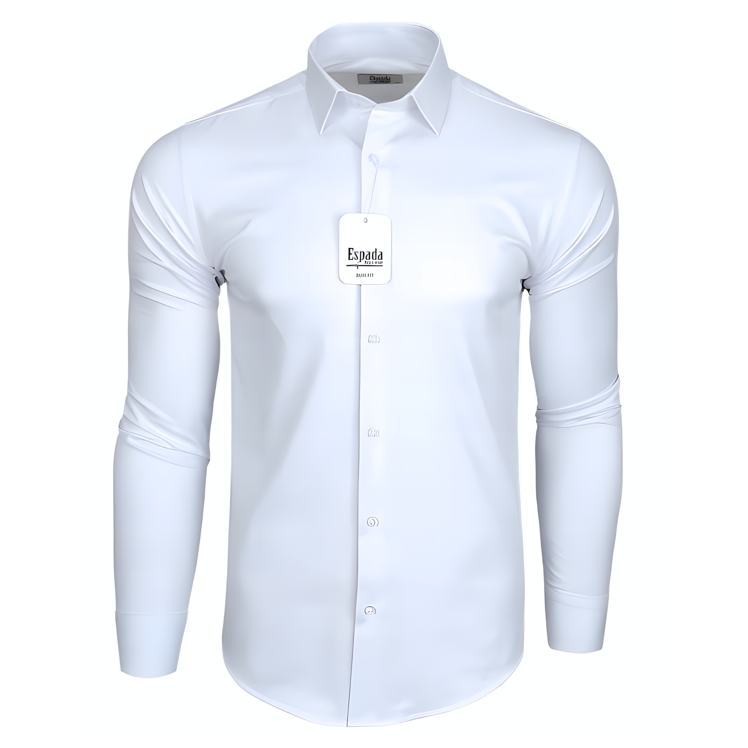 męska koszula Biała klasyczna krój Slim Fit Xs 35/36 gładka Espada