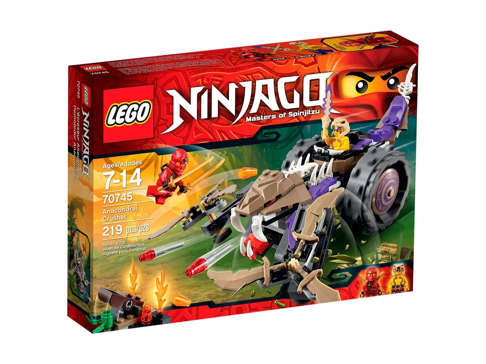 Lego Ninjago Skalidor Broń - LEGO Ninjago: klocki, zestawy - Allegro.pl