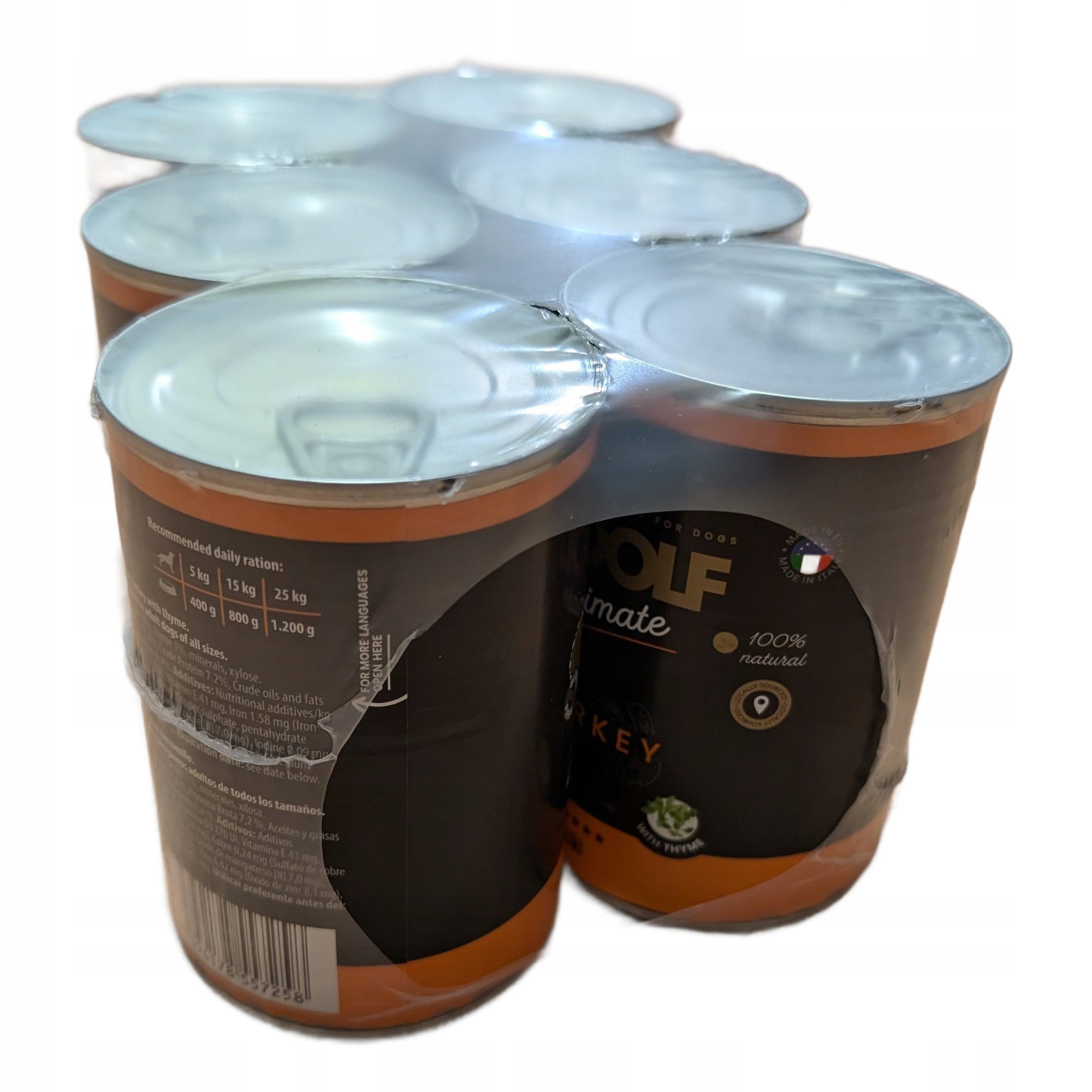 Levně Woolf Ultimate Dog Can Turkey & Thyme Krmivo Monoproteinové Krůta Svařovací