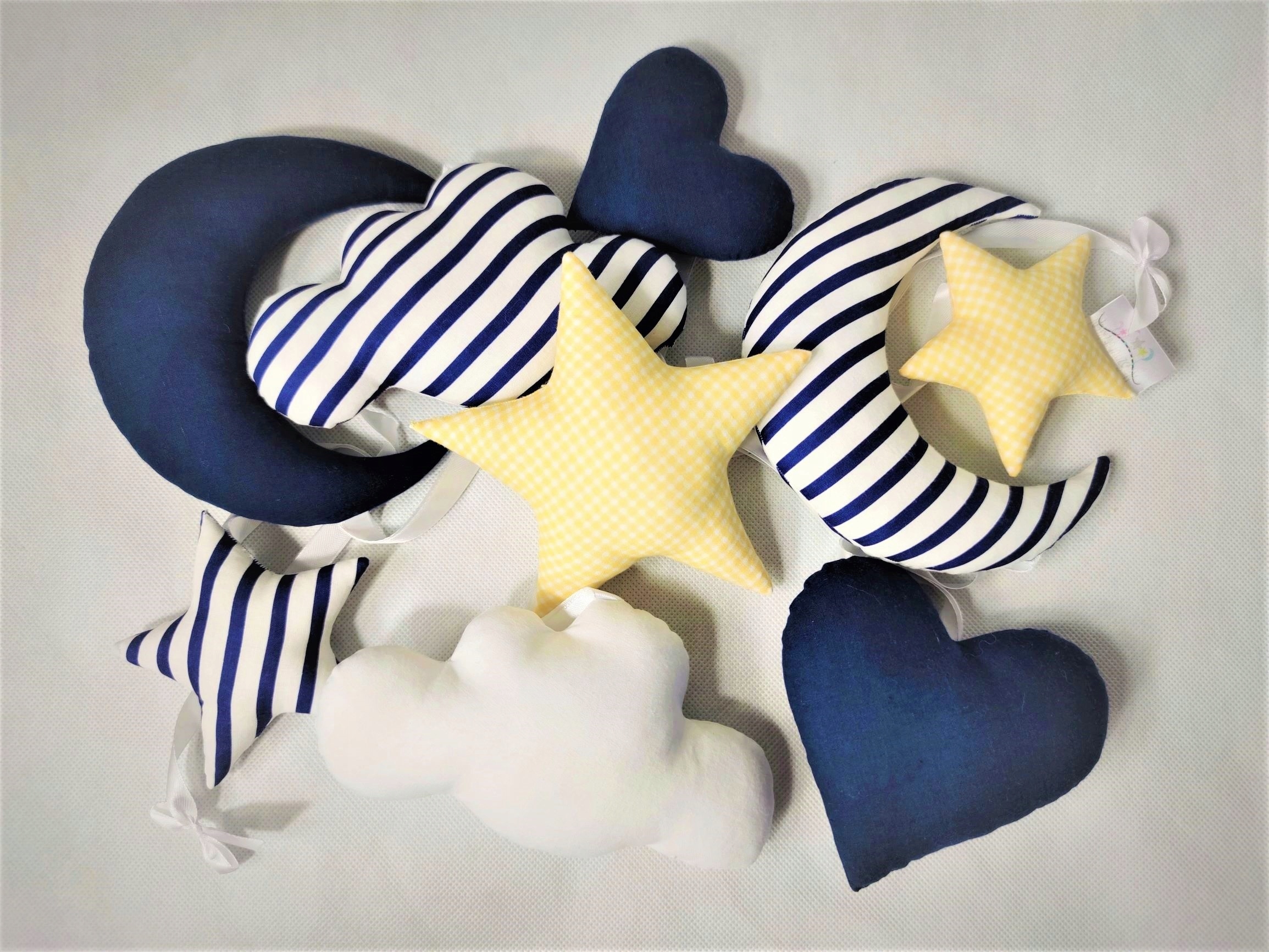 Гирлянда Chmurkowa :) 3D граната-пастельный желтый