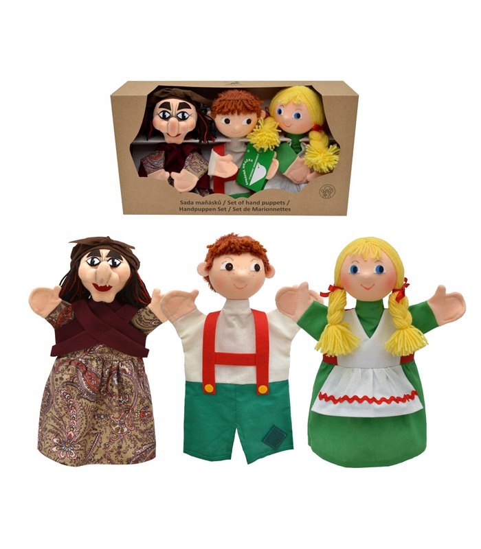 

Jaś i Małgosia Zestaw pacynek do teatrzyku Pacynki