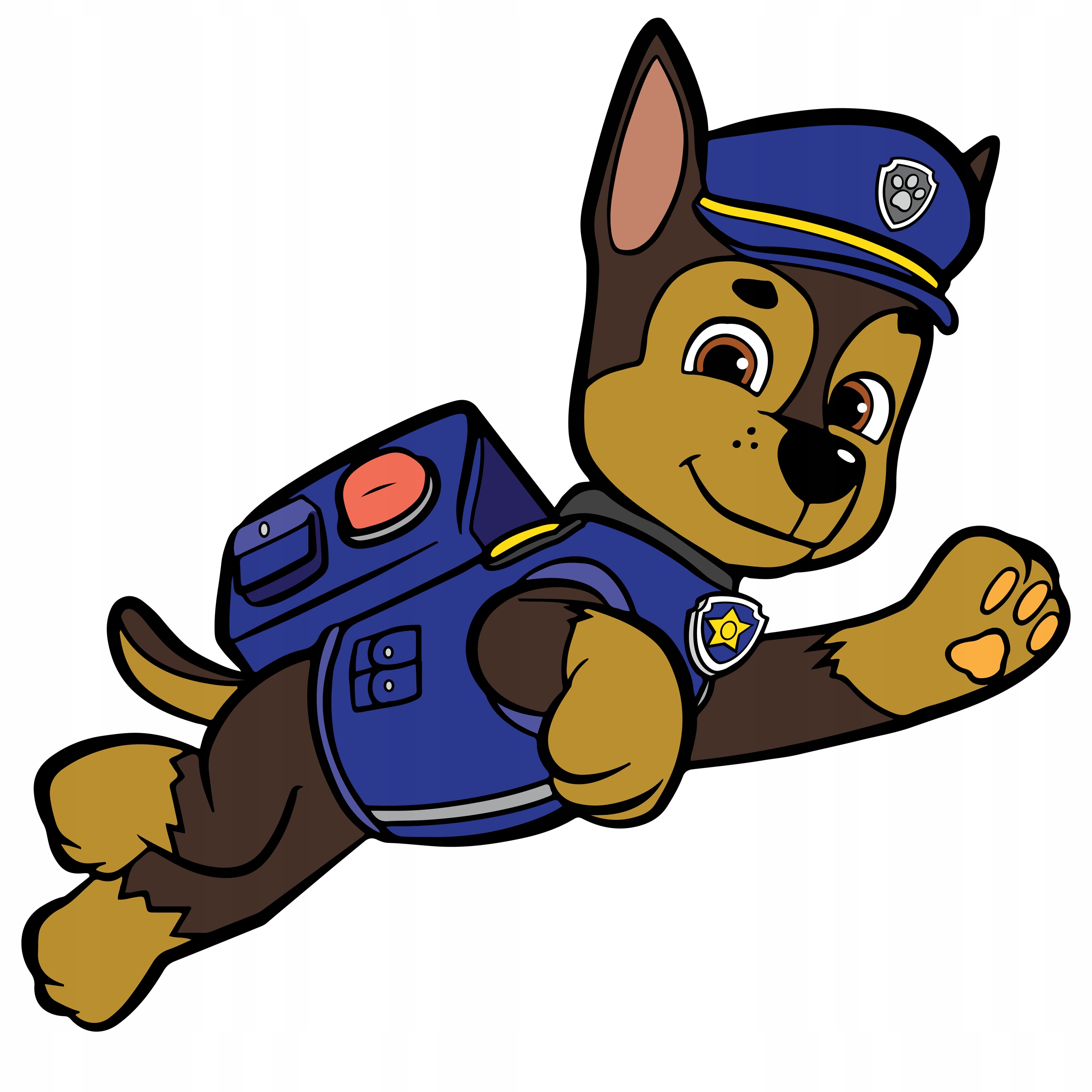 

Naprasowanka Psi Patrol Chase Naklejki na Ubrania