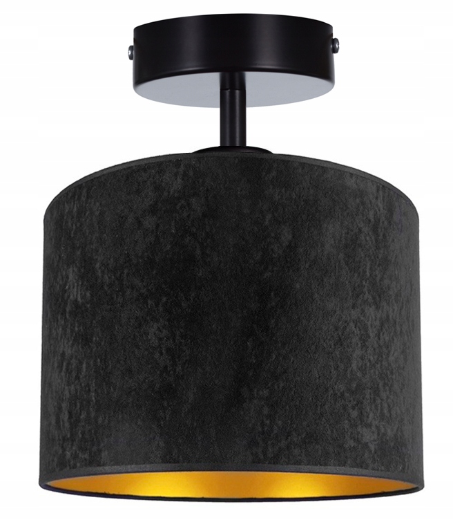 

Lampa Wisząca Sufitowa Nowoczesna Czarno - Złota