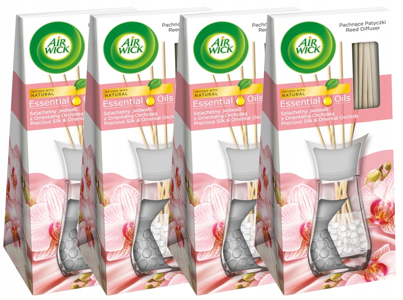 

4x Air Wick Pachnące Patyczki Szlachetny Jedwab