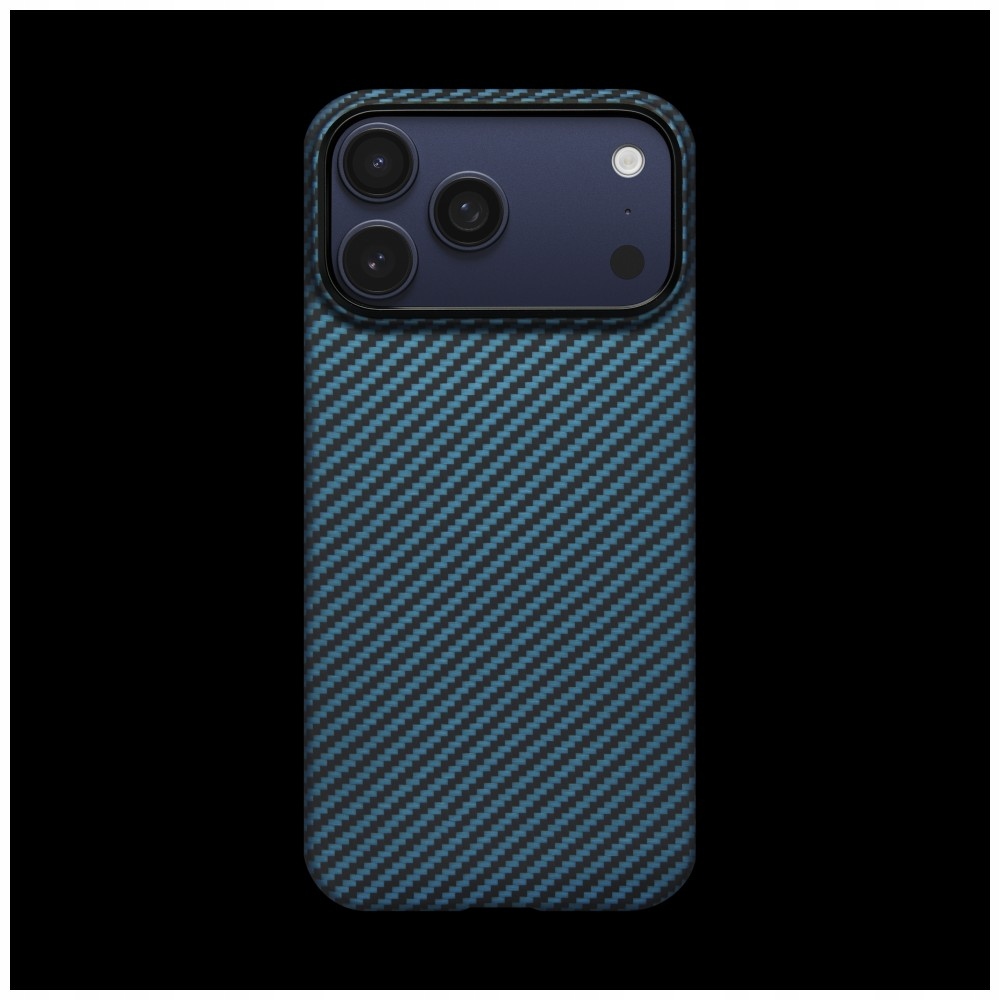 Pouzdro Pitaka Ultra-Slim MagSafe pro iPhone 17 Pro černo modré