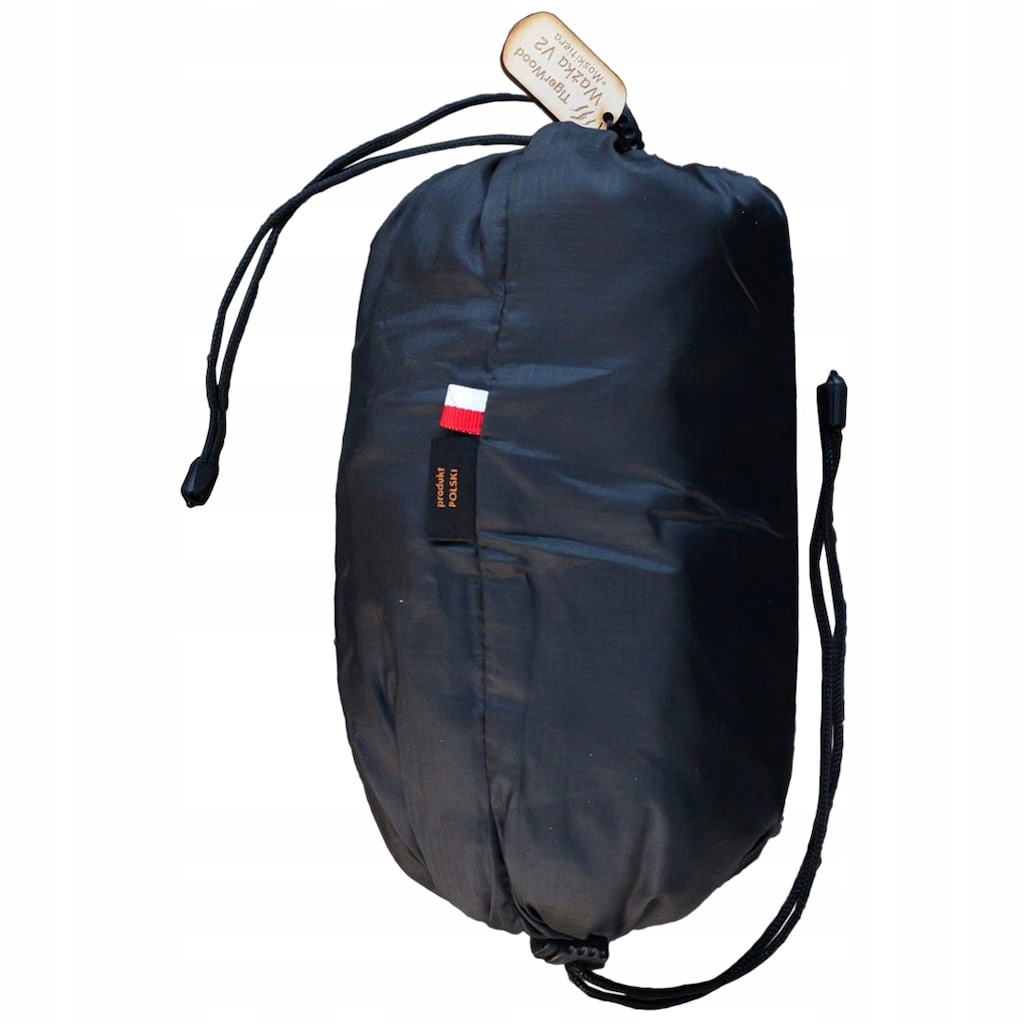 Hojdacia sieť Vážka V2 Long Double Zip s moskytiérou Black TigerWood Poland