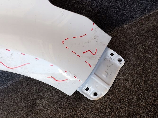 TOYOTA YARIS IV fender right front front