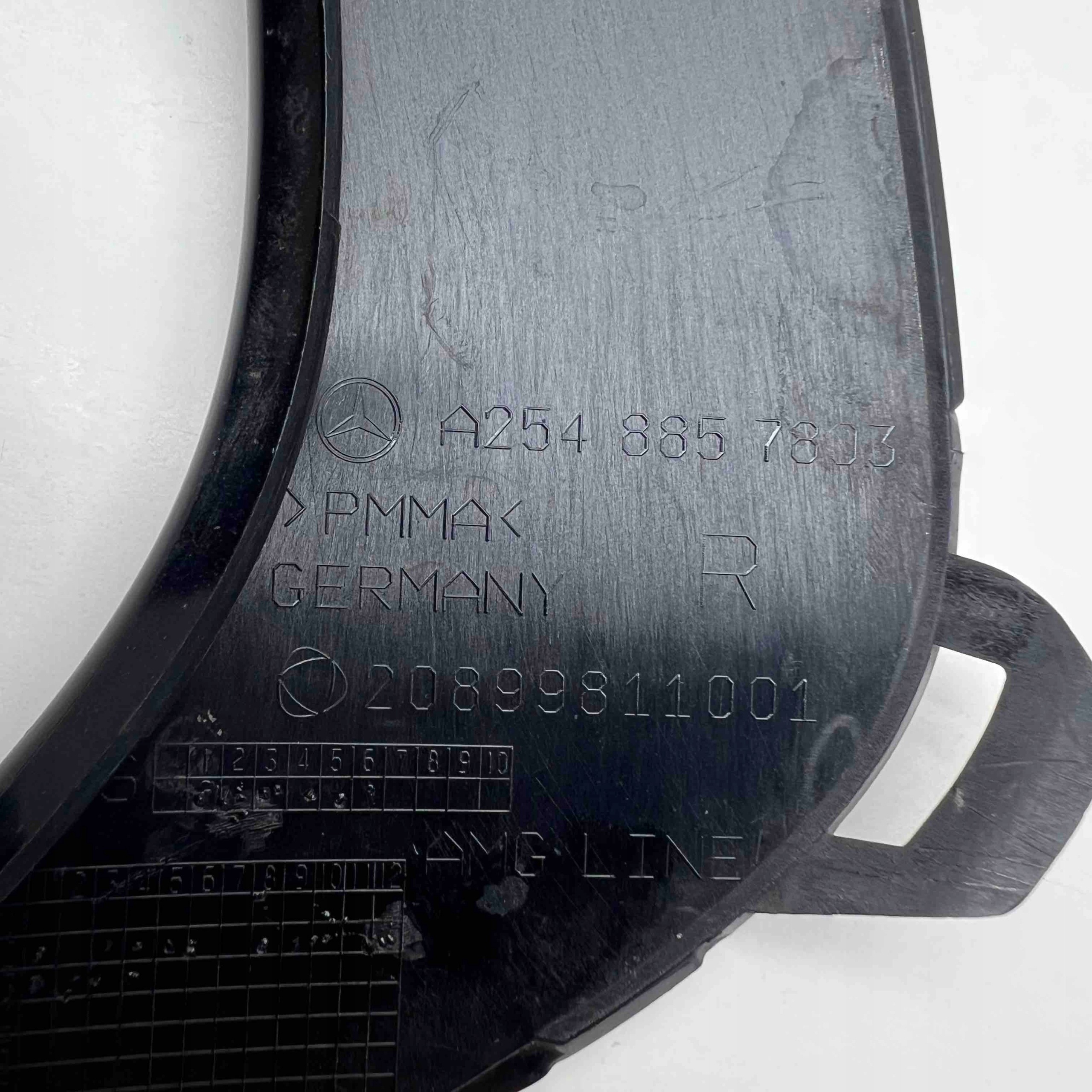 MERCEDES GLC W254 AMG moulding right bumper front front A2548857803