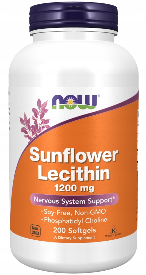 

Now Lecytyna słonecznikowa 1200mg Non-GMO 200sft