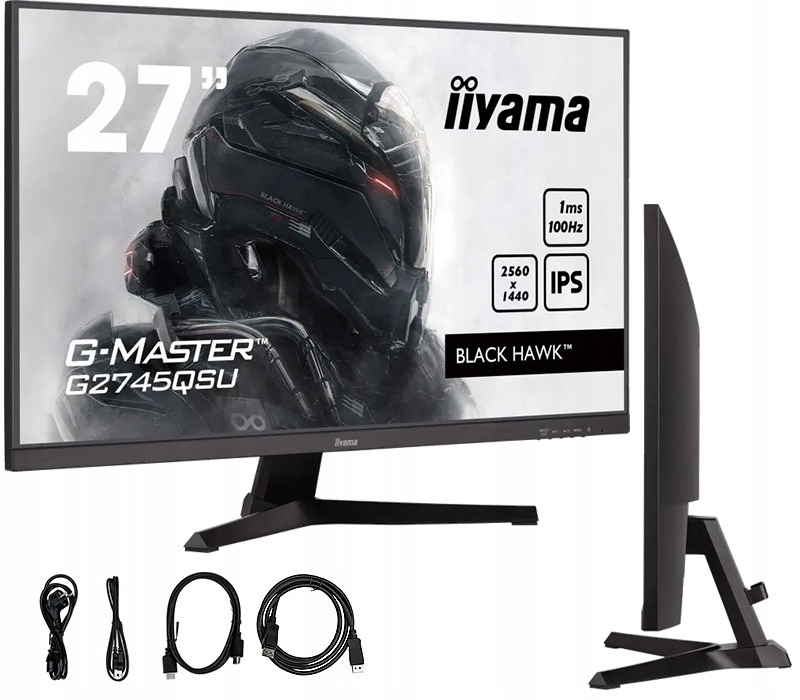 Monitor iiyama G-Master G2745QSU-B2 Black Hawk 27" Led Ips 100Hz 1ms
