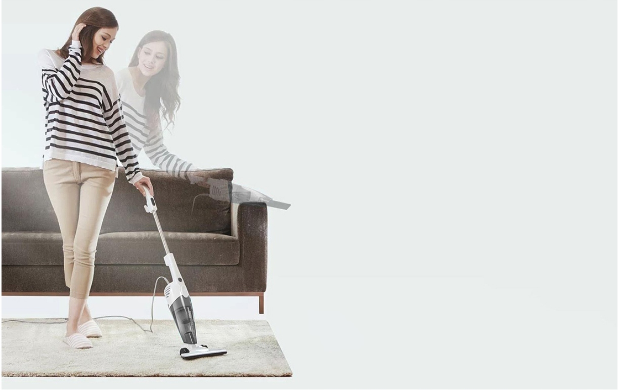 ODKURZACZ PIONOWY 2w1 PRZEWODOWY DEERMA DX118C Filtr HEPA