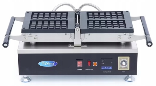 Profesjonalna Gofrownica Obrotowa Podwójna 2 Gofry 1200W Maxima 09374180