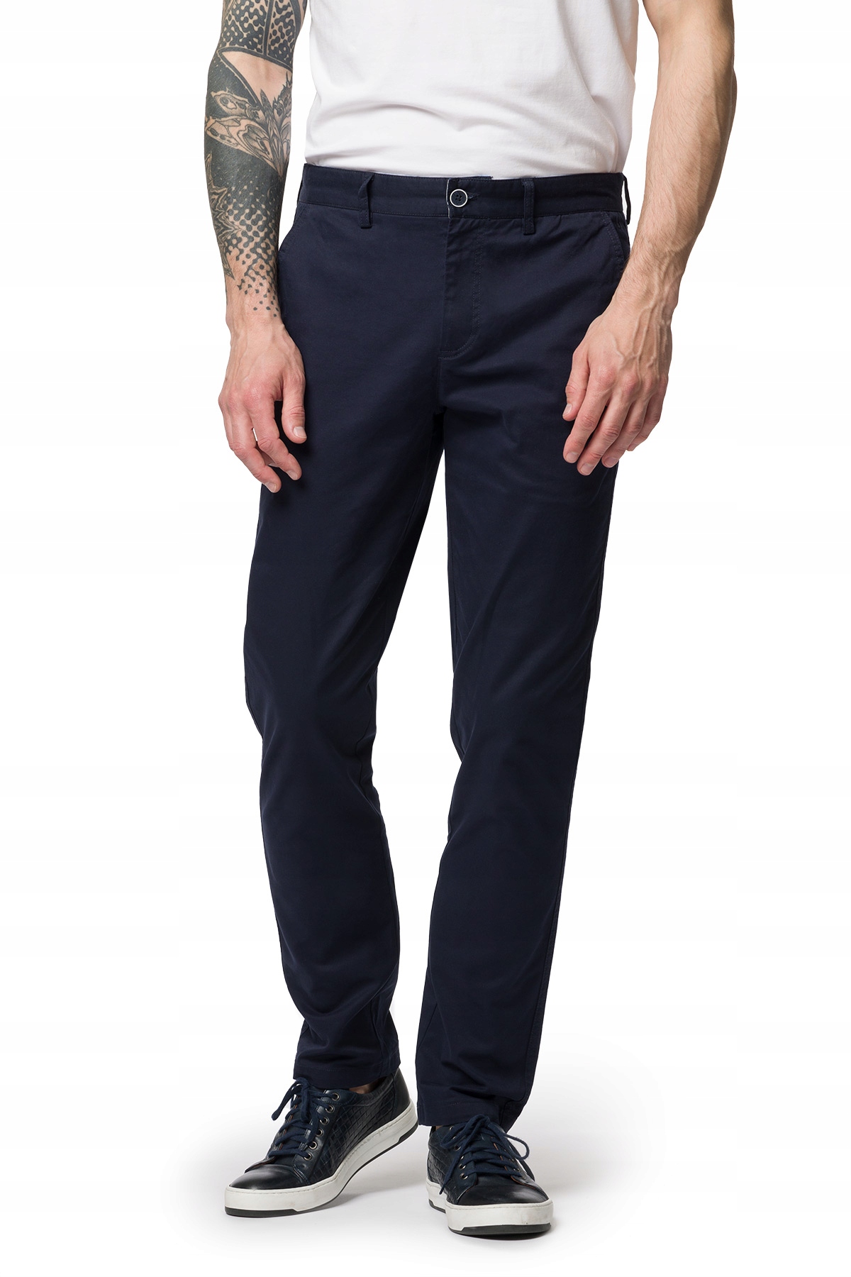 Spodnie Chino Granatowe Lancerto Barrow W38/L30