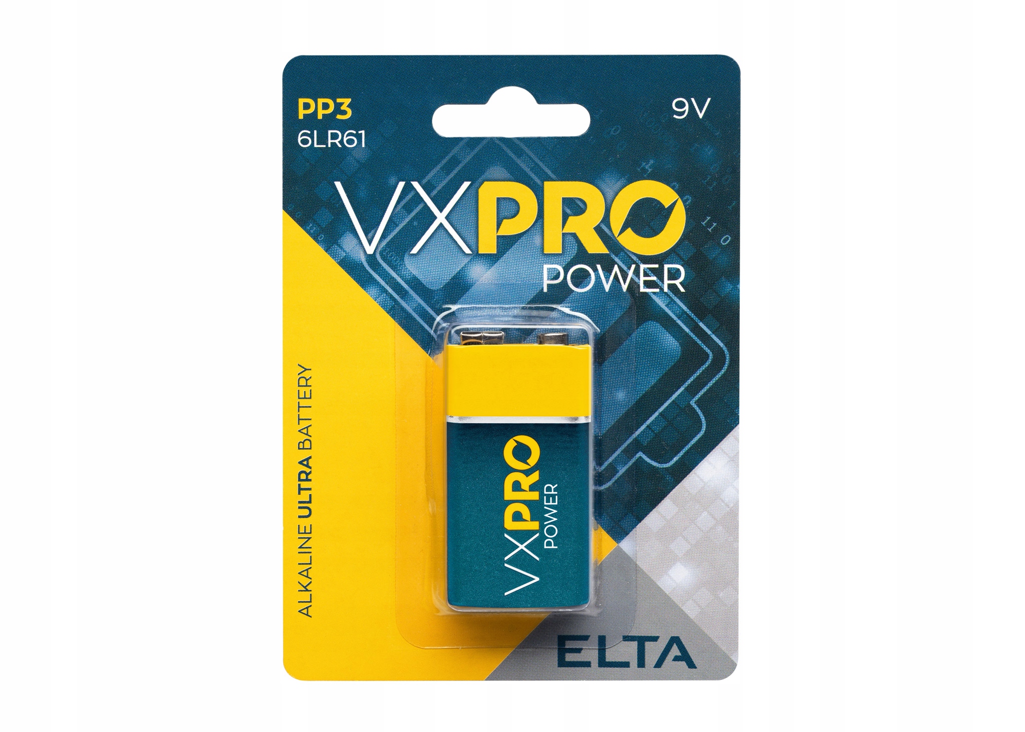 

Bateria Alkaliczna Elta VX Pro 9V 6LR61 6F22