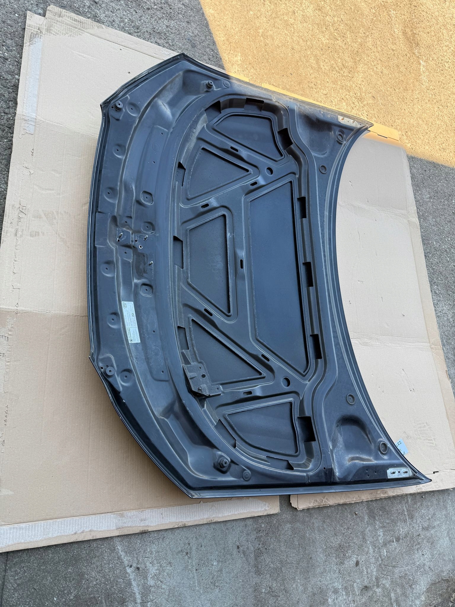 AUDI A3 8P0 LIFT 08- motorhaube schwarze