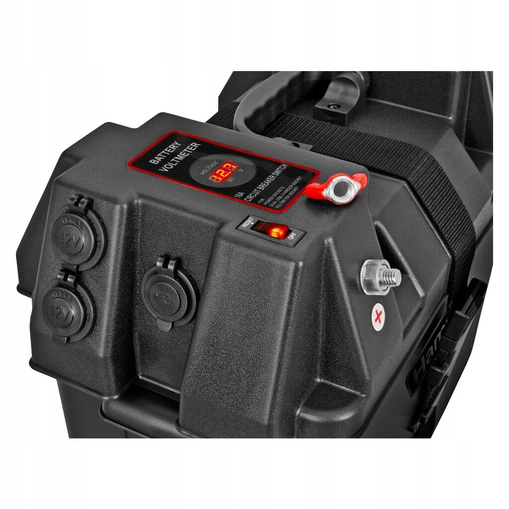 Pojemnik na akumulator z gniazdami USB Producent code 32452345