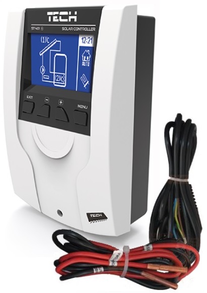 Solárny Regulátor Pre Solárne Kolektory Tech ST-401N Pwm