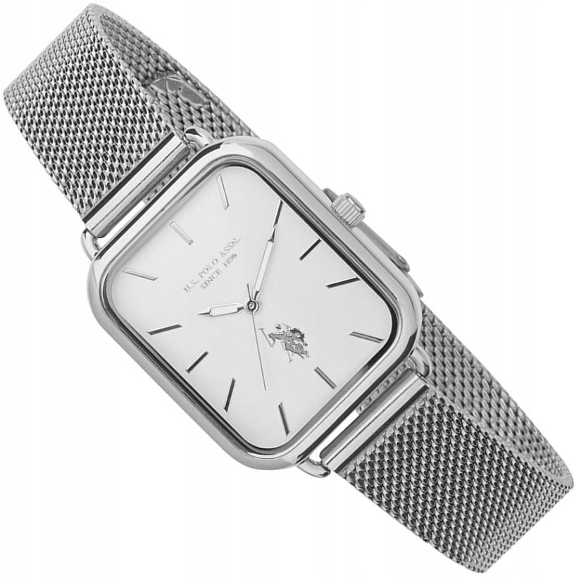 Elegantní Obdélníkové Dámské Hodinky U.s. Polo Assn USP8332ST 37x27 mm