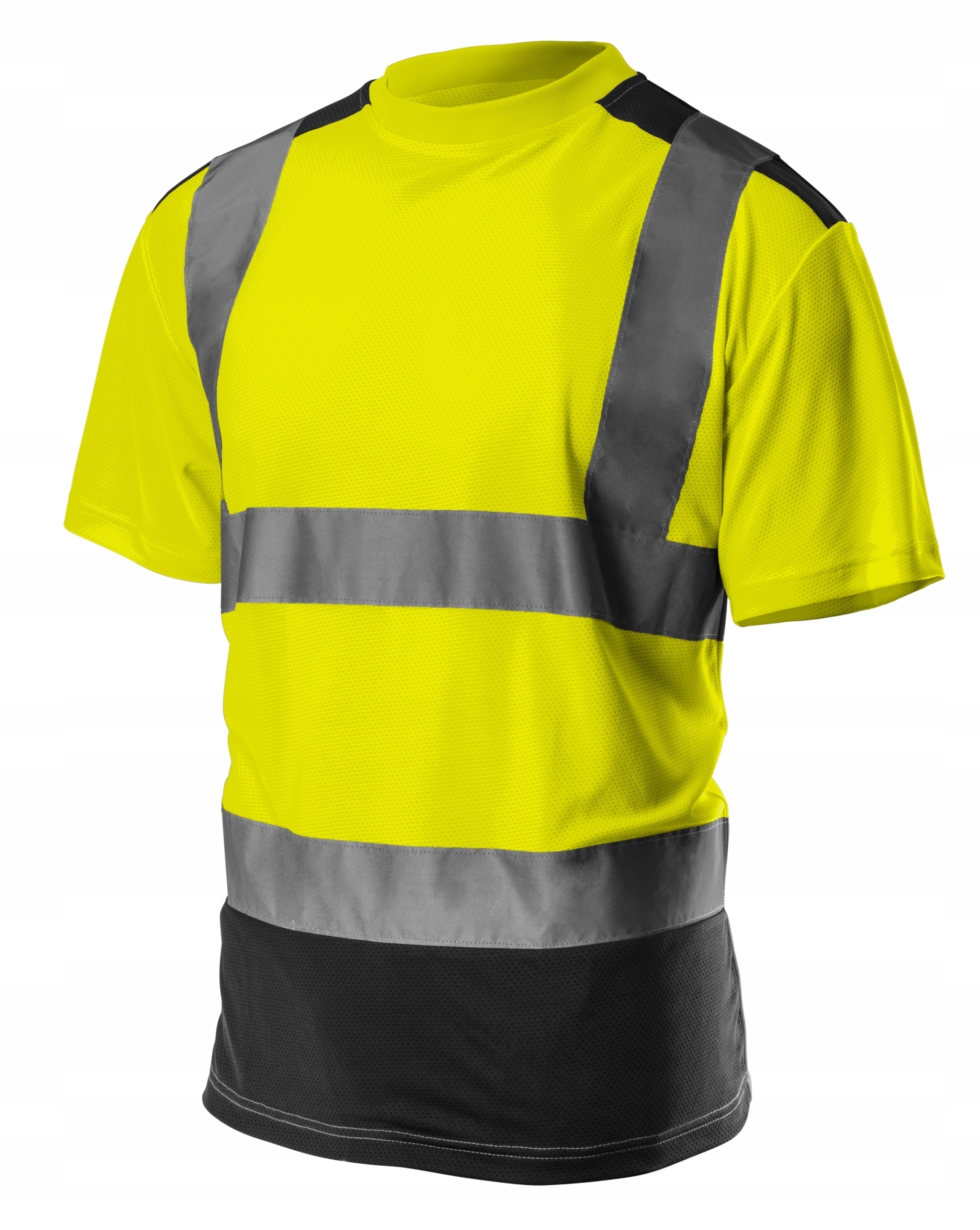 NEO TOOLS T-SHIRT OSTRZEGAWCZY, CIEMNY DOL, ZOLTY,