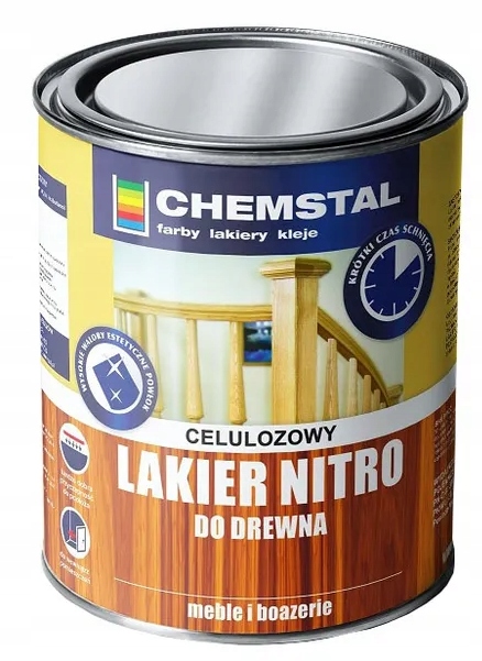 

Chemstal Lakier Nitro Bezbarwny Połysk 5L