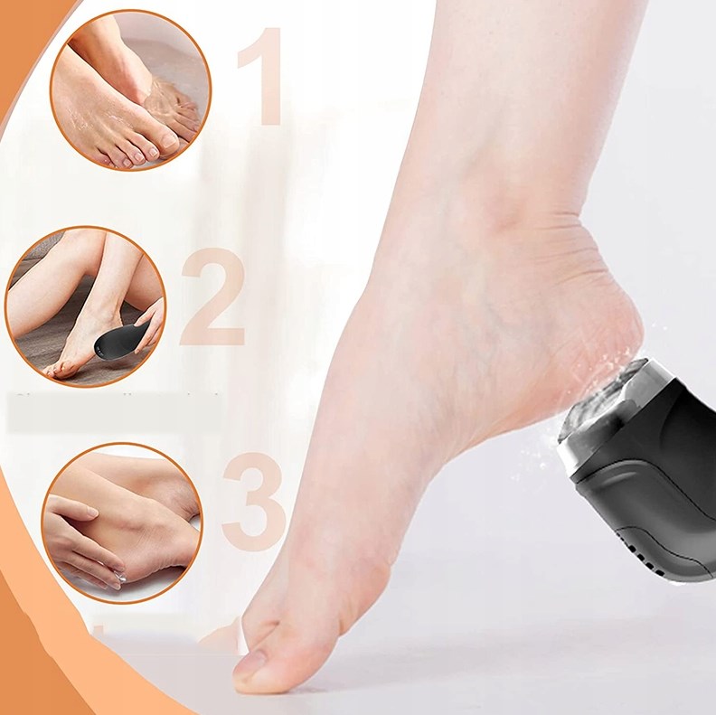 PILNIK DO STÓP PIĘT BEZPRZEWODOWY ELEKTRYCZNY TARKA FREZARKA 3 GŁOWICE Marka inna marka