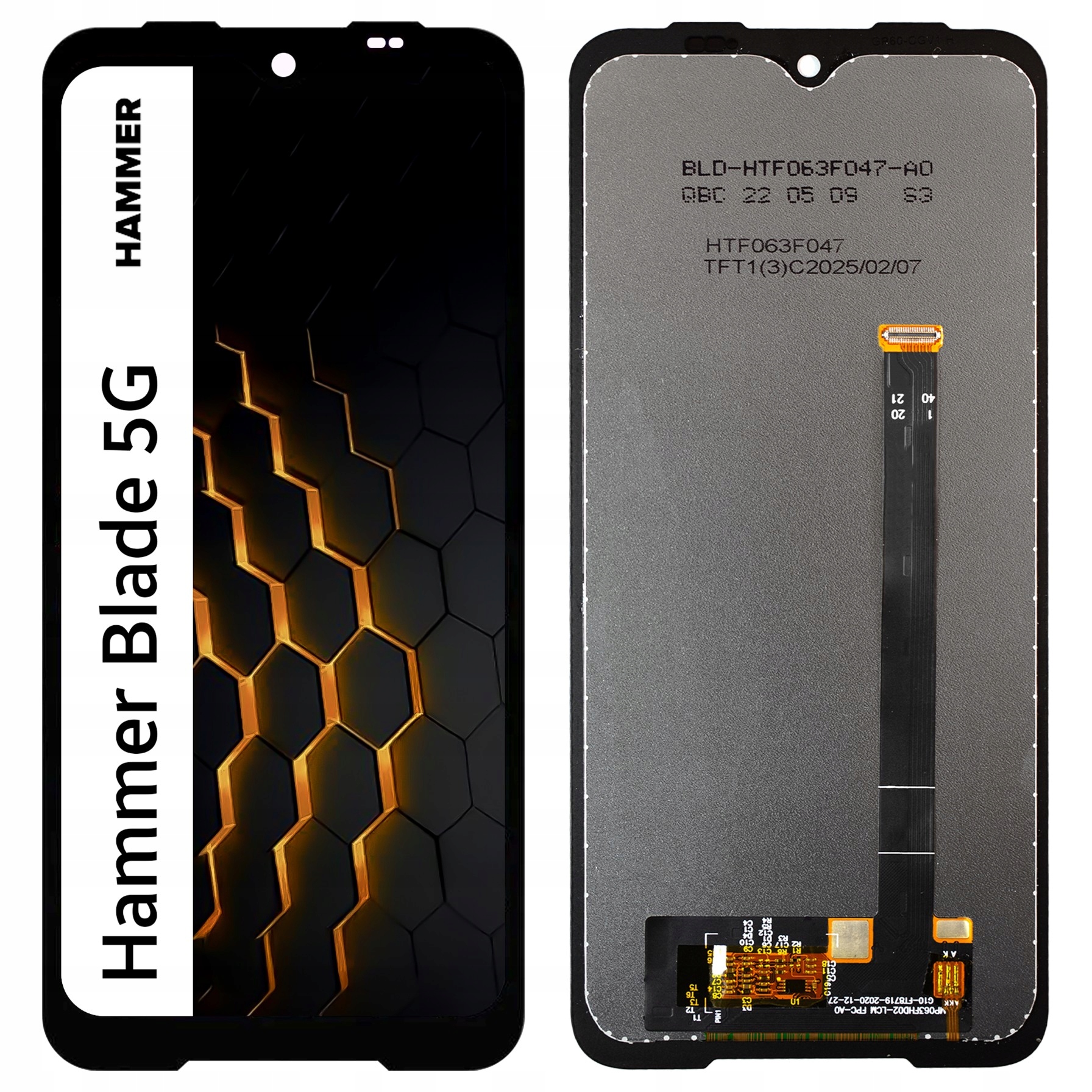 Displej pro Hammer Blade 5G LCD displej