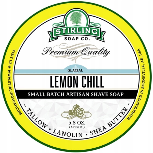 Stirling Glacial Lemon Chill Mydło do Golenia 164g