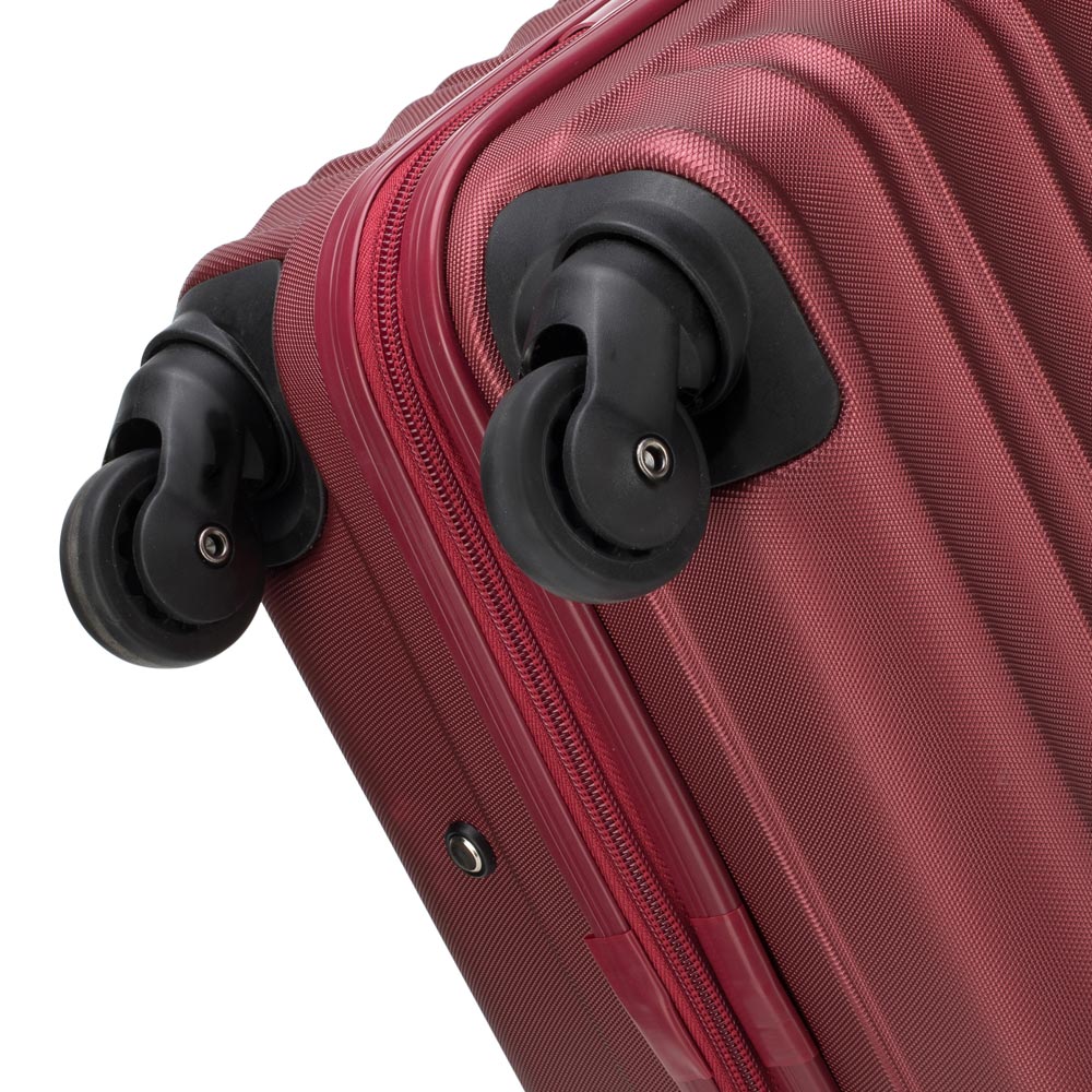 WITTCHEN zestaw walizek podróżnych L,M,S - KOLORY Kolor czerwony