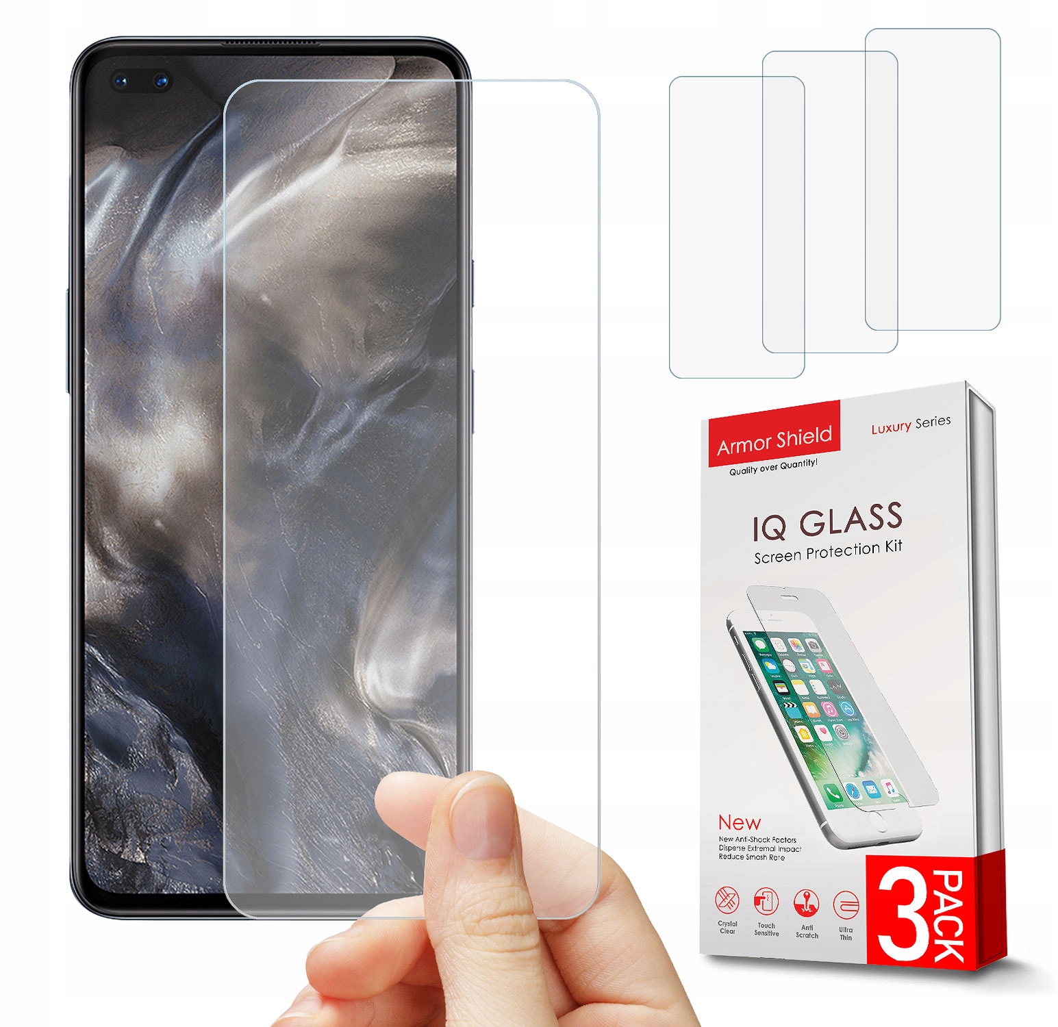 

3SZT Nietłukące Szkło Do Oneplus Nord