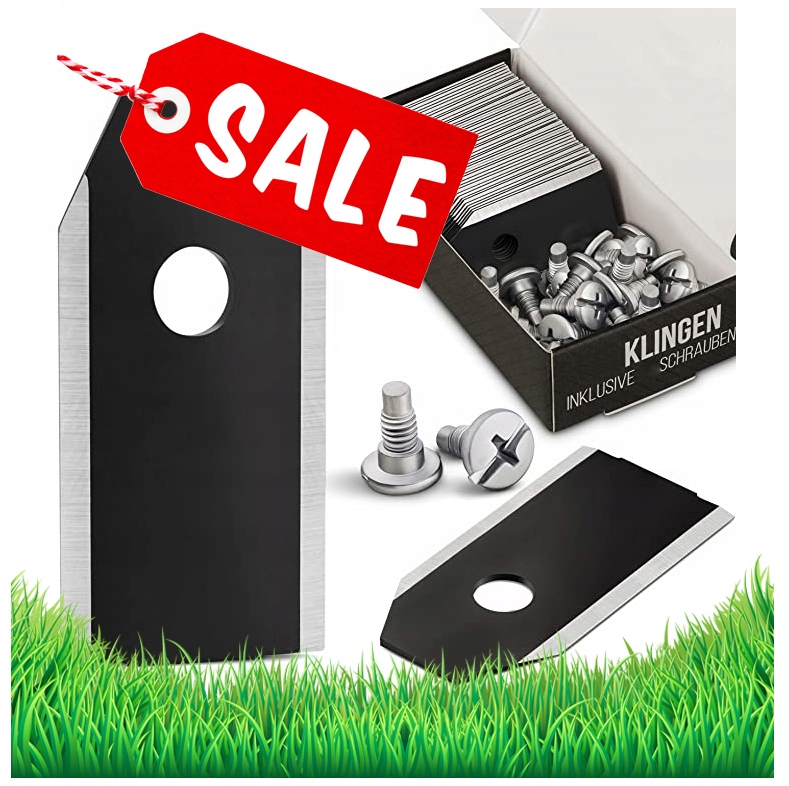 Titaniové Nože Pro Gardena Sileno Husqvarna Sada Kusů , Černé Titanové