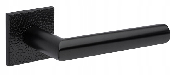 Štvorcová kľučka Tupai 4002 5SQ/T1-153, čierna textúra kamienkov