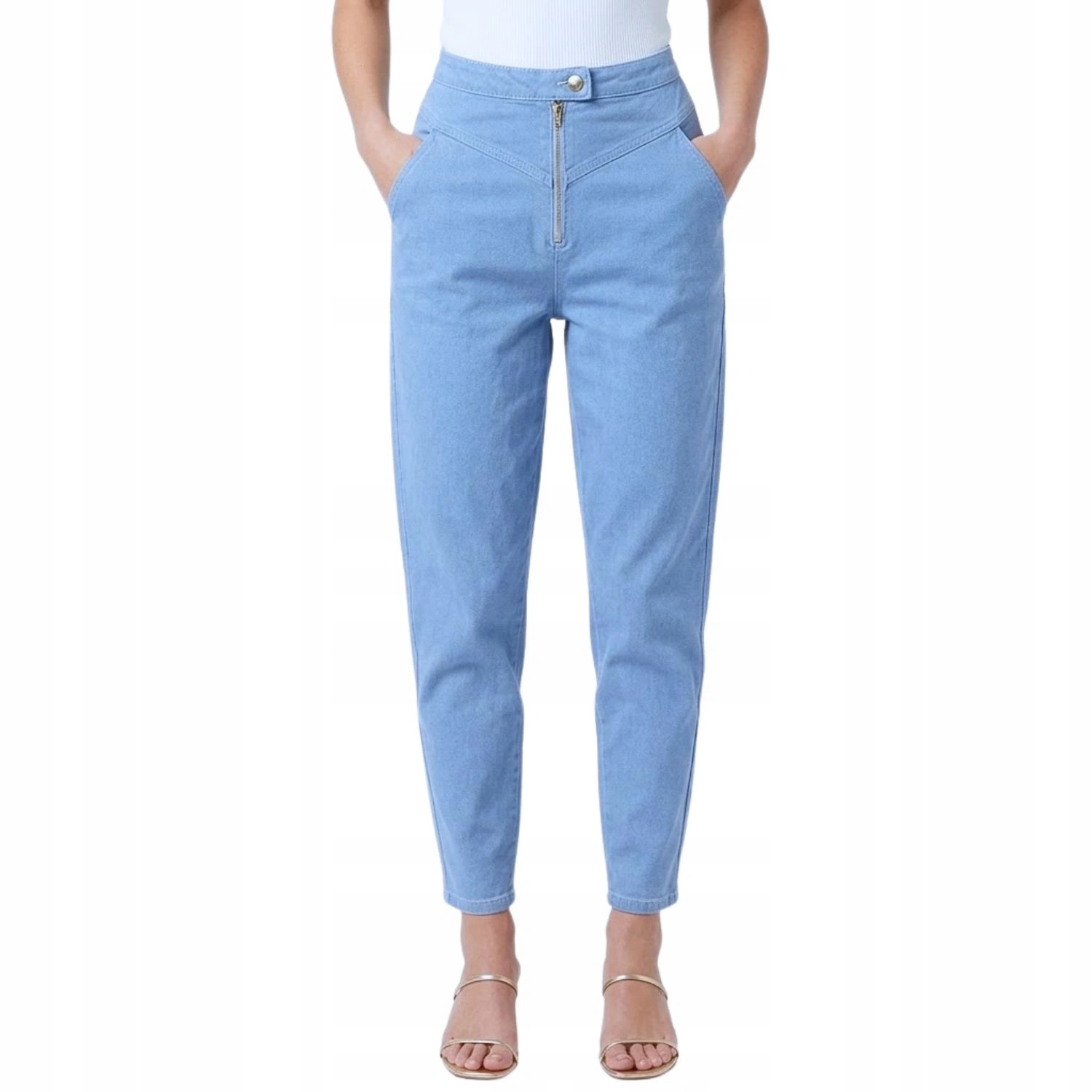 Dámské džínové kalhoty Sinequanone Paris mom fit modré vel. 38