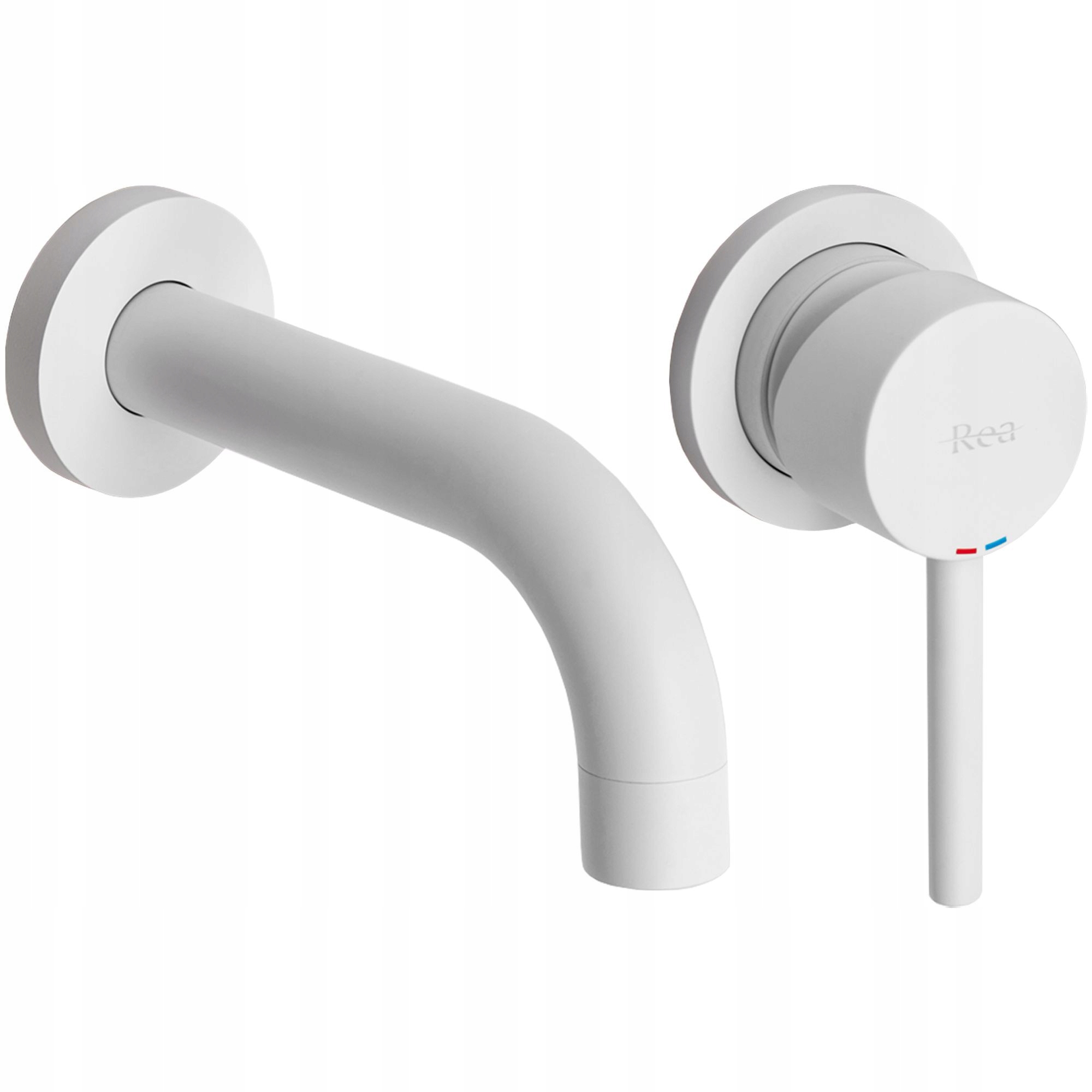 Podomietková umývadlová batéria Lungo White Biela