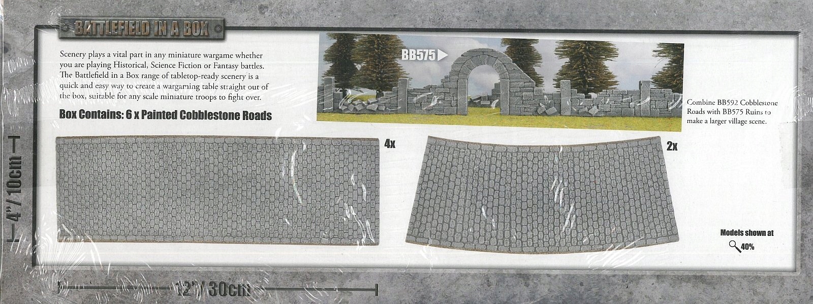 Battlefield In A Box Village Cobblestone Road Producent Gale force nine