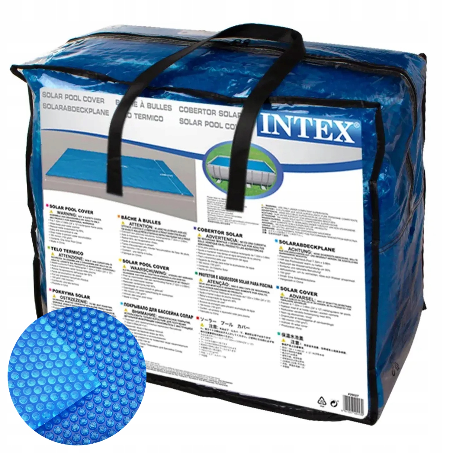 Solární Krycí Plachta Rohož Do Bazénu 400 x 211 cm Bestway 29028