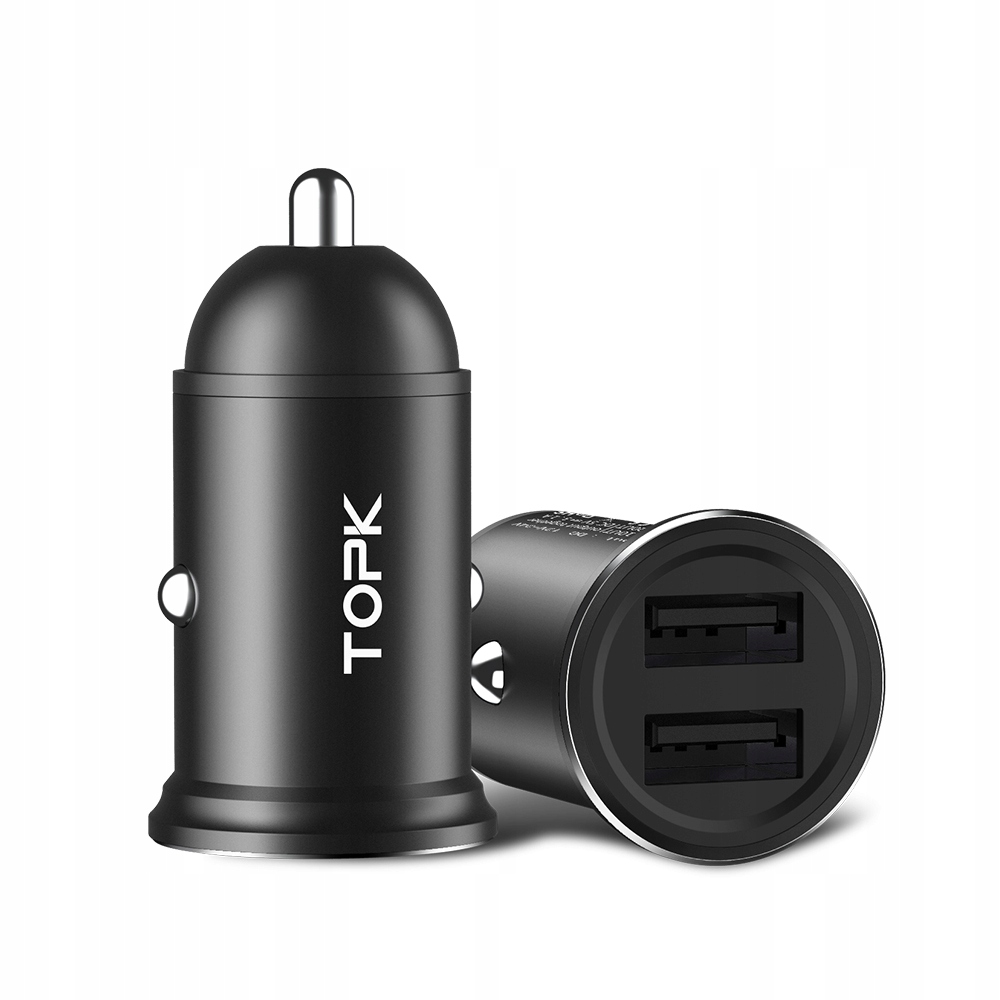 

Ładowarka Samochodowa Topk Dual 2 x Usb 3.1A