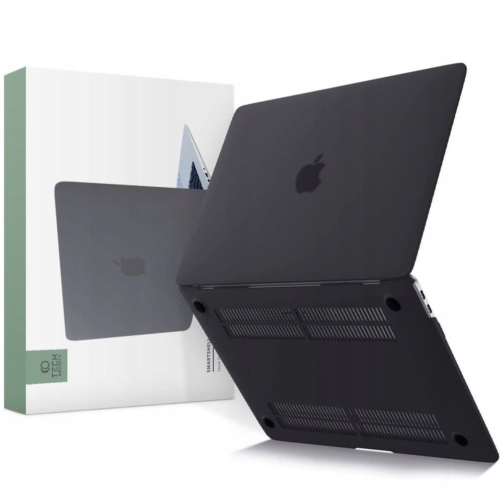 Tech-protect Smartshell Ochranný Kryt Pro Macbook Air 13 2018-2020 Matný Černý