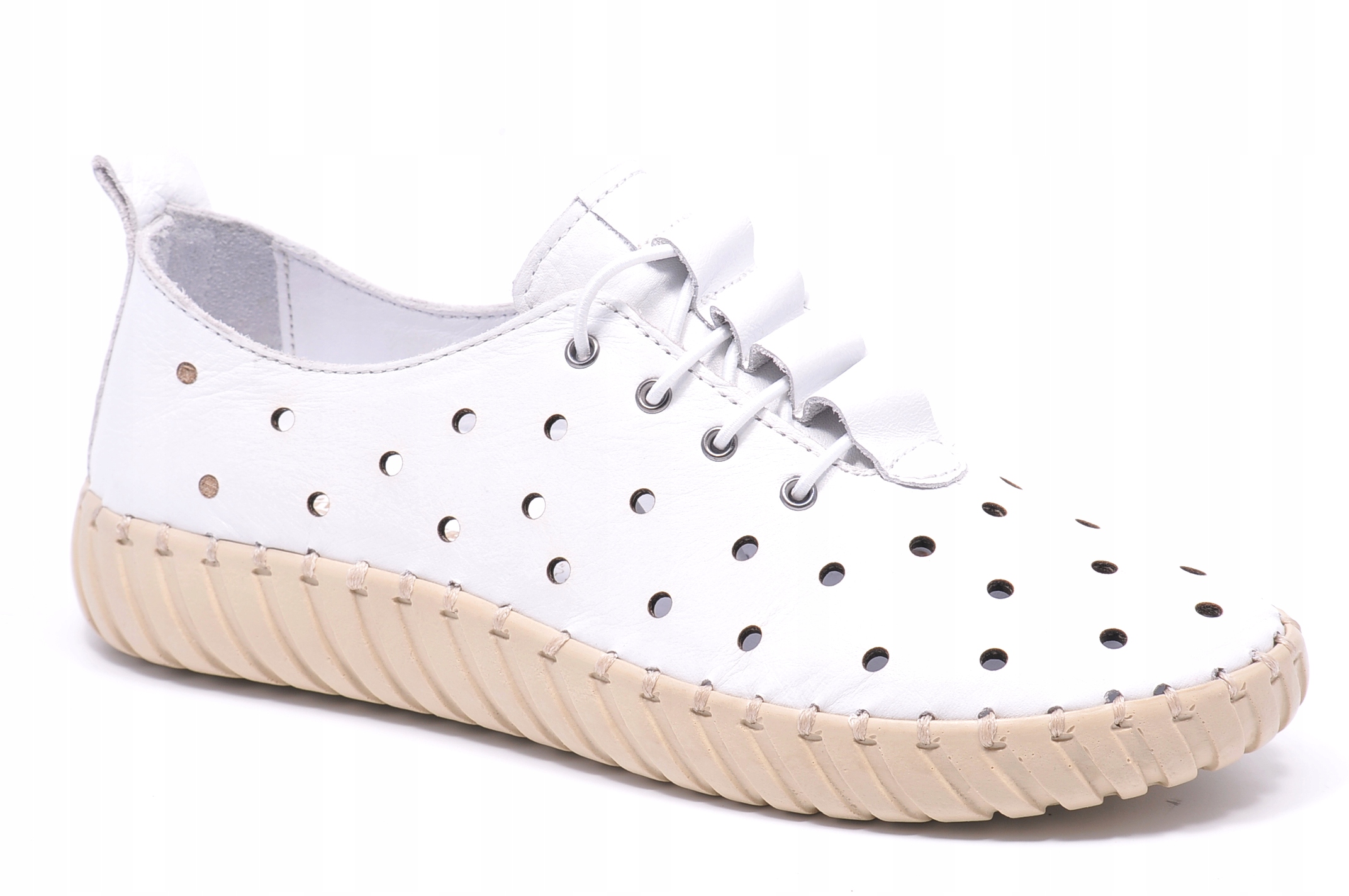 Polobotky Artiker 58C0588 Bílé Velikost 39