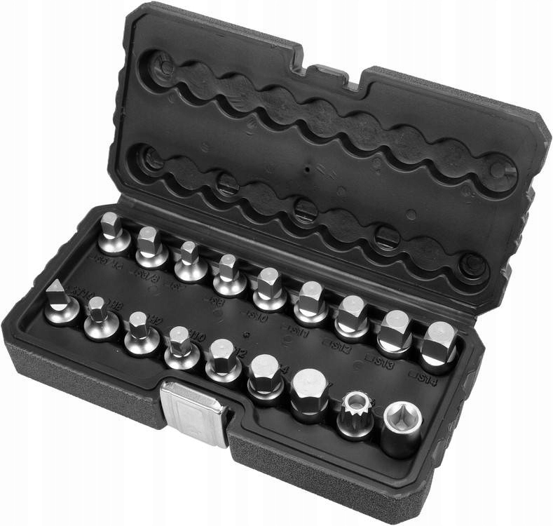 Yato YT-05991 Komplet kluczy do korków oleju 18 el Kod producenta YT-05991