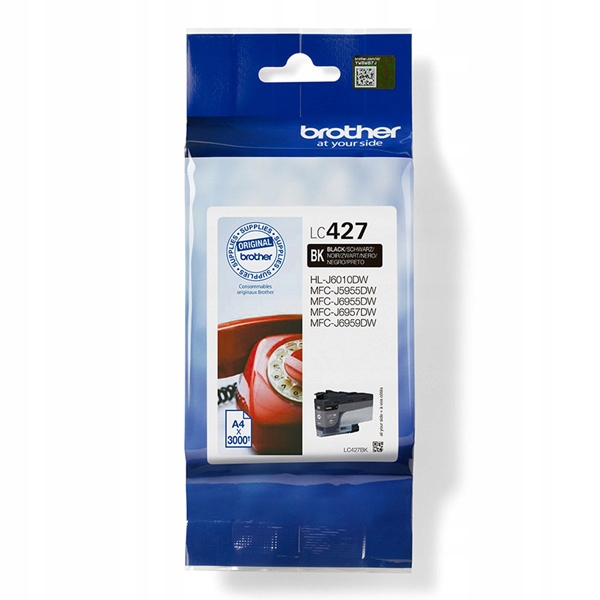 Inkoust Brother LC-427BK originál černý 3k